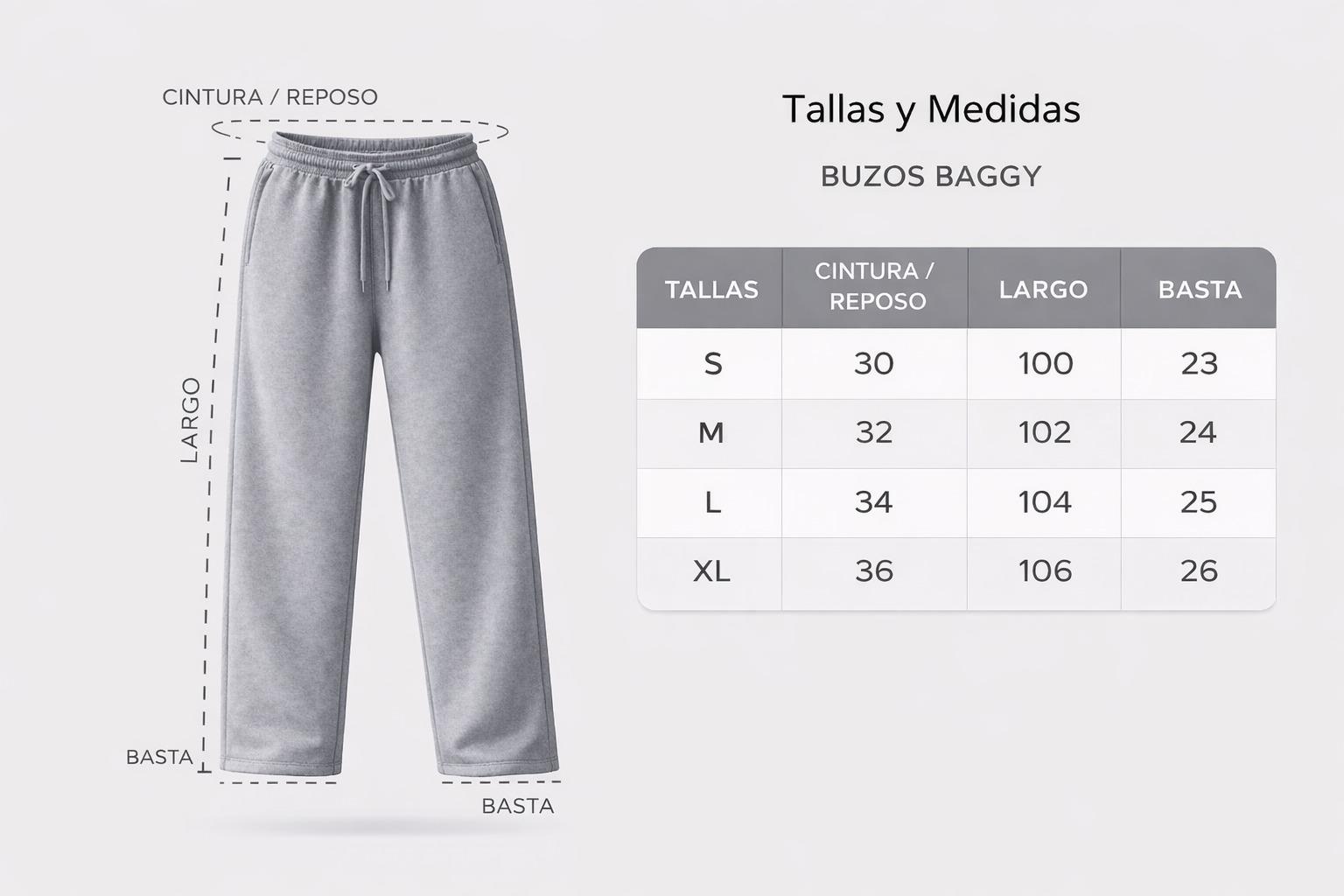 Buzo Baggy Melange - image 5