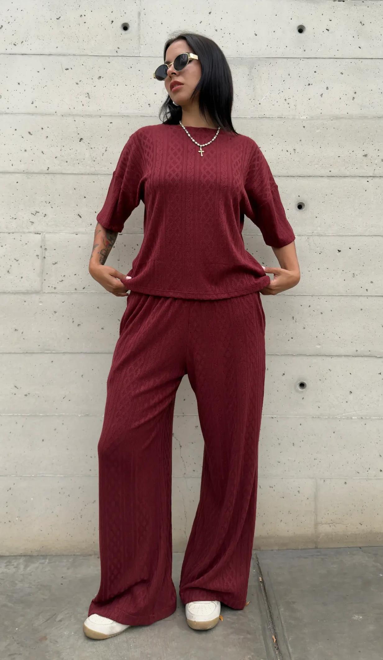 Conjunto polo oversize (Borgoña) - image 1