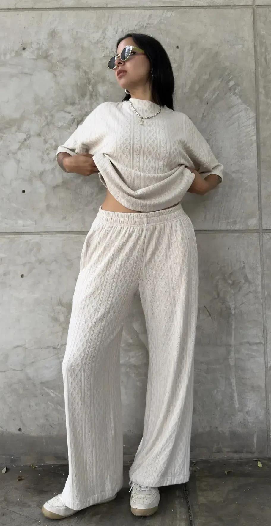 Conjunto polo oversize (Blanco) - image 2