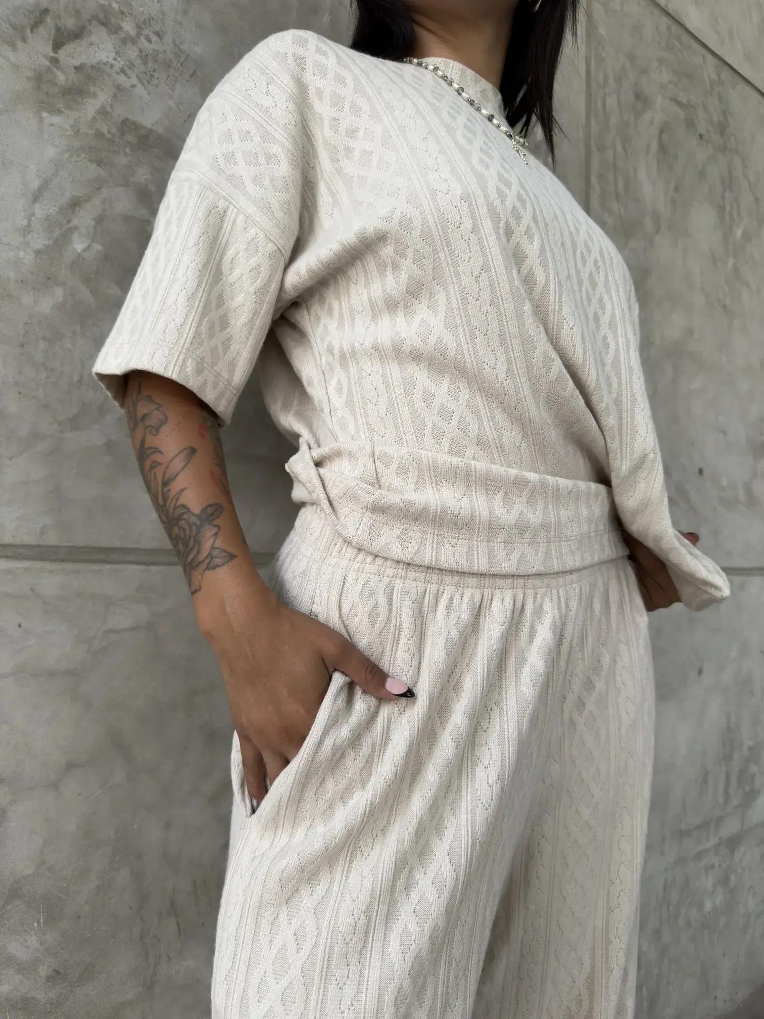 Conjunto polo oversize (Blanco) - image 3